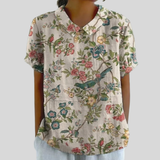 Elegantes Blusentop mit Blumenmuster