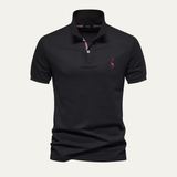 Das Elmwood Herren-Poloshirt aus Baumwolle, gepflegt