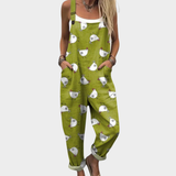 Leichter Jumpsuit mit Print