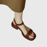Kaia | Bequeme Sandalen in Lederoptik