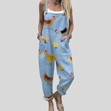 Leichter Latzhosen-Overall mit Seitentaschen