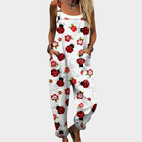 Leichter Jumpsuit mit Print