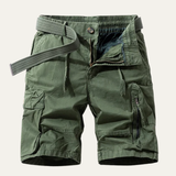 Die Whitlock Herren Cargo-Shorts aus Baumwolle im Utility-Look