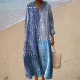 Sommerkleid mit Print, das vorteilhaft sitzt