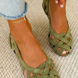 Caterina Flechtsandalen in Fuchsia