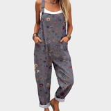 Bequeme Latzhose mit Print