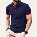 Das Cala Mariolu Herren-Golfpolo mit Print, leger