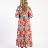Zaria | Midikleid mit Paisley-Druck