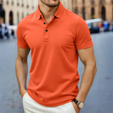 Das Pesaro Herren-Poloshirt mit kurzen Ärmeln, klassisch