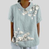 Elegantes Blusentop mit Blumenmuster