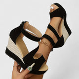 Aviana – Komfort-Sandalen mit Keilabsatz