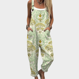 Bequeme Latzhose mit Print