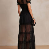 JULIETTE | LANGES SPITZENKLEID