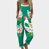 Bequemer Jumpsuit mit Print