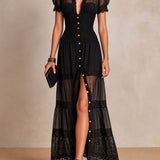 JULIETTE | LANGES SPITZENKLEID