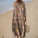 Sommerkleid mit Print, das Ihre Figur betont