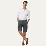 Die Whitlock Herren Cargo-Shorts aus Baumwolle im Utility-Look
