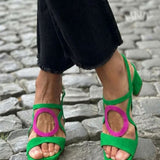 Valentina | Sandalen in Sonnengelb