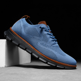 Leichter Mesh-Schuh in Blau-Schwarz