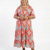 Zaria | Midikleid mit Paisley-Druck