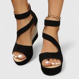 Aviana – Komfort-Sandalen mit Keilabsatz