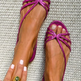 Ginevra Elegante Goldsandalen