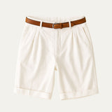 Die Henwick Leinenshorts – tailliert geschnittene Sommershorts für Herren