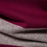 Der Latina Herren-Polopullover aus Baumwolle, gestreift, mit Knopfleiste