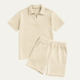 Das Redford Co-Ord-Set - Poloshirt & Shorts für Herren