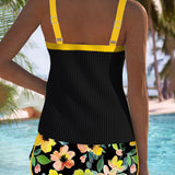 Élise | Stilvoller Tankini, zweiteilig