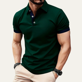 Das Cala Mariolu Herren-Golfpolo mit Print, leger