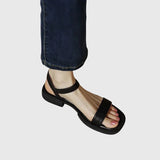 Kaia | Bequeme Sandalen in Lederoptik