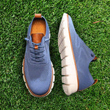 Leichter Mesh-Schuh in Blue-White