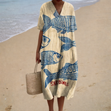 Sommerkleid mit weitem Schnitt
