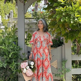Zaria | Midikleid mit Paisley-Druck