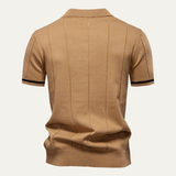 Das San Marino Herren-Poloshirt mit Reißverschluss in schmaler Passform