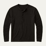 Das Sheffield Herren-Henleyshirt mit langen Ärmeln – modernes Baumwollshirt
