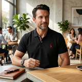 Das Elmwood Herren-Poloshirt aus Baumwolle, gepflegt