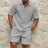 Das Redford Co-Ord-Set - Poloshirt & Shorts für Herren