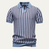 The Greenfield Elegantes Herren-Strickpoloshirt