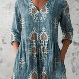 Maeve | Lange Bluse mit V-Ausschnitt