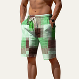 Die Stratford Herren-Sommershorts mit Karomuster und Tunnelzug