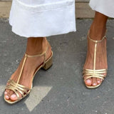 Allegra Goldsandalen für jeden Tag