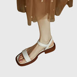 Kaia | Bequeme Sandalen in Lederoptik