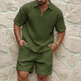 Das Redford Co-Ord-Set - Poloshirt & Shorts für Herren