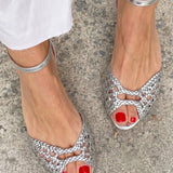 Isadora Flechtsandalen in Gold