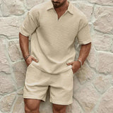 Das Redford Co-Ord-Set - Poloshirt & Shorts für Herren