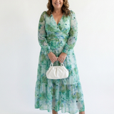Althea | Geblümtes Maxikleid mit langem Arm