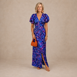 TORA™ – ELEGANTES KLEID MIT PLISSIERTEN ÄRMELN