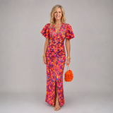 TORA™ – ELEGANTES KLEID MIT PLISSIERTEN ÄRMELN